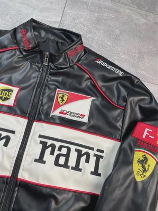 Chaqueta Ferrari Negra/Blanca Talla M