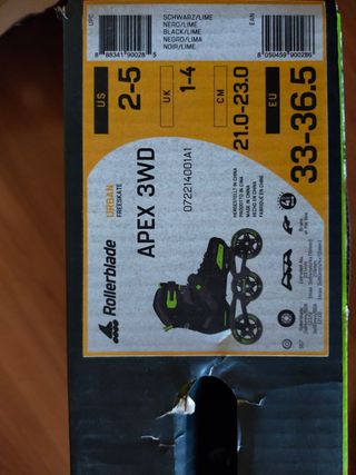 Patines Freestyle Rollerblade T33-36