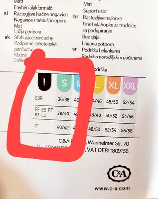 3 medias embarazada S