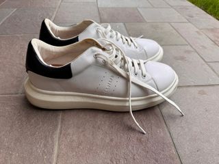 Sneakers Uomo Bianche e blu