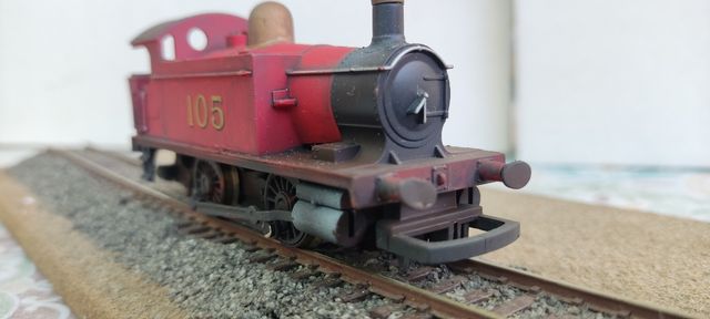 Locomotora H0 Roja