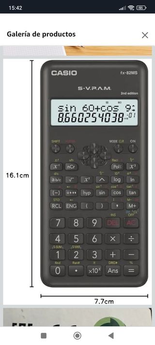 Calculadora Casio fx-82MS