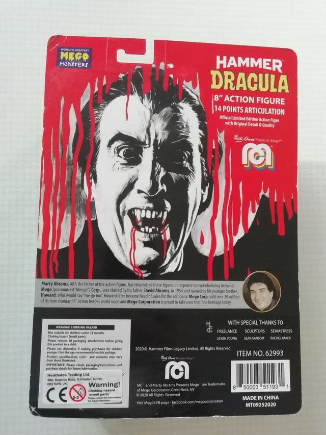 Mego Hammer Dracula Action Figure 8
