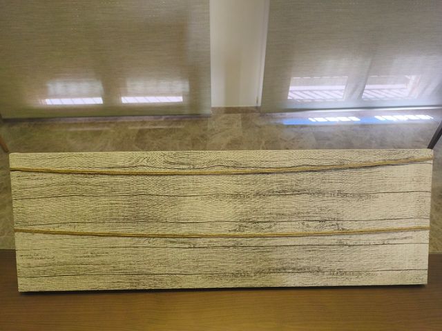 Cuadro Decorativo Madera y Yute