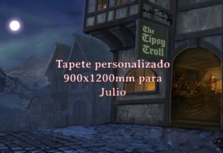 Tapete personalizado 900x1200mm para Julio