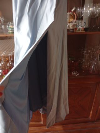 Abito da cerimonia argento pizzo