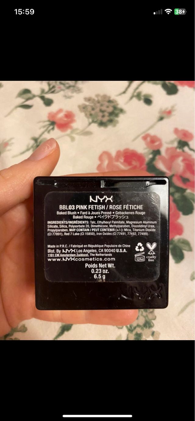 Colorete NYX Baked Blush Rosa