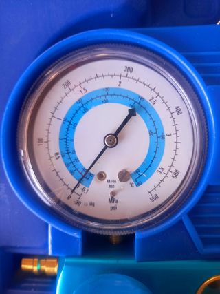 Manómetros Aire Acondicionado Doble Válvula