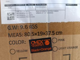 Bici Ovex Urban 12 Nueva Niñ@