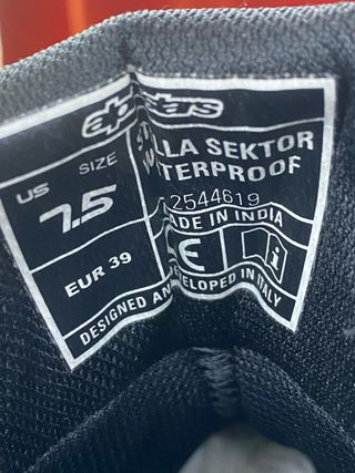 Botas Alpinestars NC Hombre Negro Talla 39