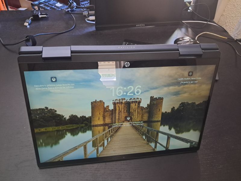 Portátil HP Pavilion Gris/Negro afbeelding 4