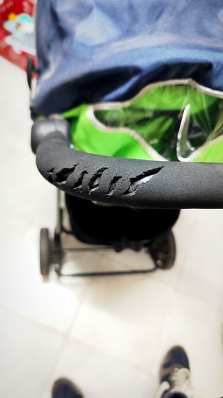 Silla de paseo Prenatal verde y azul