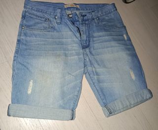 Pantalones cortos vaqueros hombre