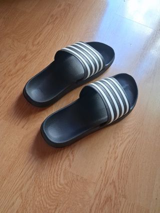 Chanclas Adidas Negras Talla 43-44