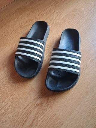 Chanclas Adidas Negras Talla 43-44
