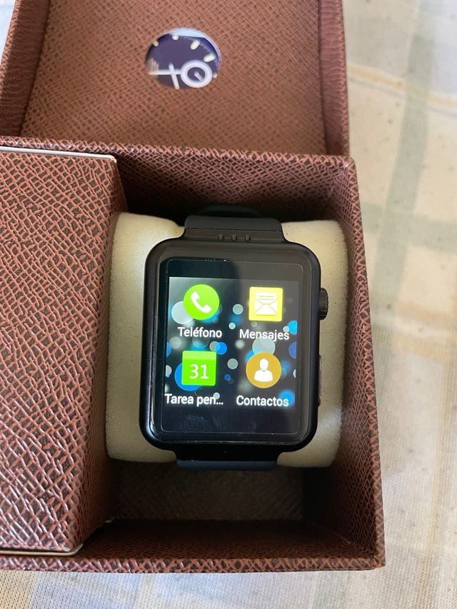 Reloj Inteligente Android Negro va con tarjeta sim