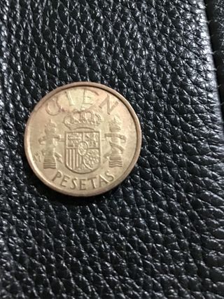 Moneda 100 Pesetas 1985 Juan Carlos I