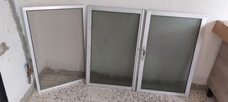 Hojas Ventana Aluminio + Mosquitera 120x100cm