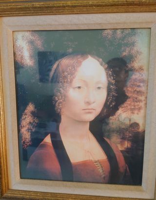 Cuadro Ginebra de Benci Leonardo da Vinci