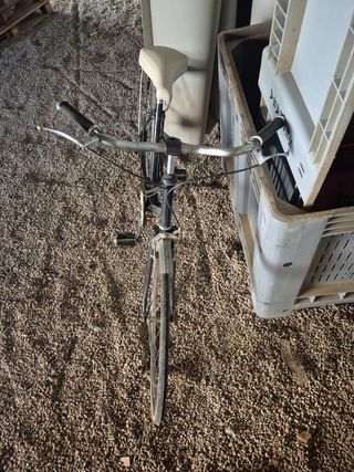 Bicicleta Clásica, esta pintada de negro.