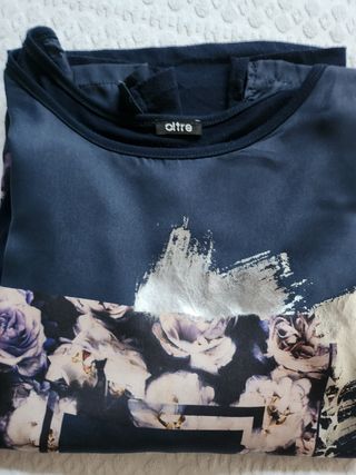 Maglietta Oltre blu navy