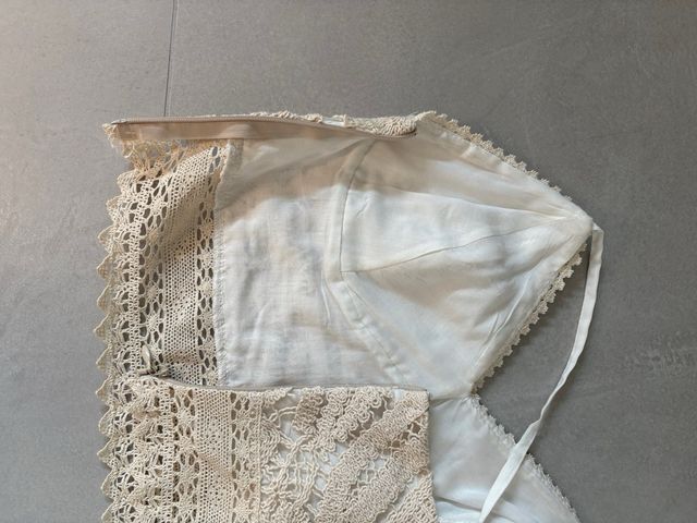 Top pizzo foderato elegante