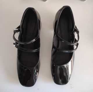 Zapatos Mary Jane charol negros