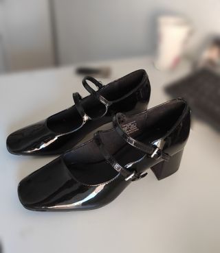 Zapatos Mary Jane charol negros