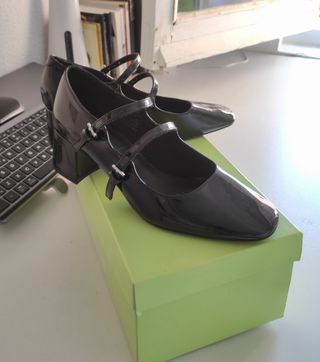 Zapatos Mary Jane charol negros