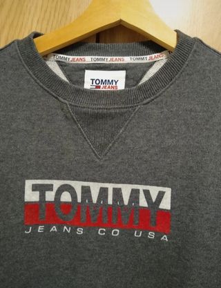 Sudadera Tommy Hilfiger Gris Talla XS