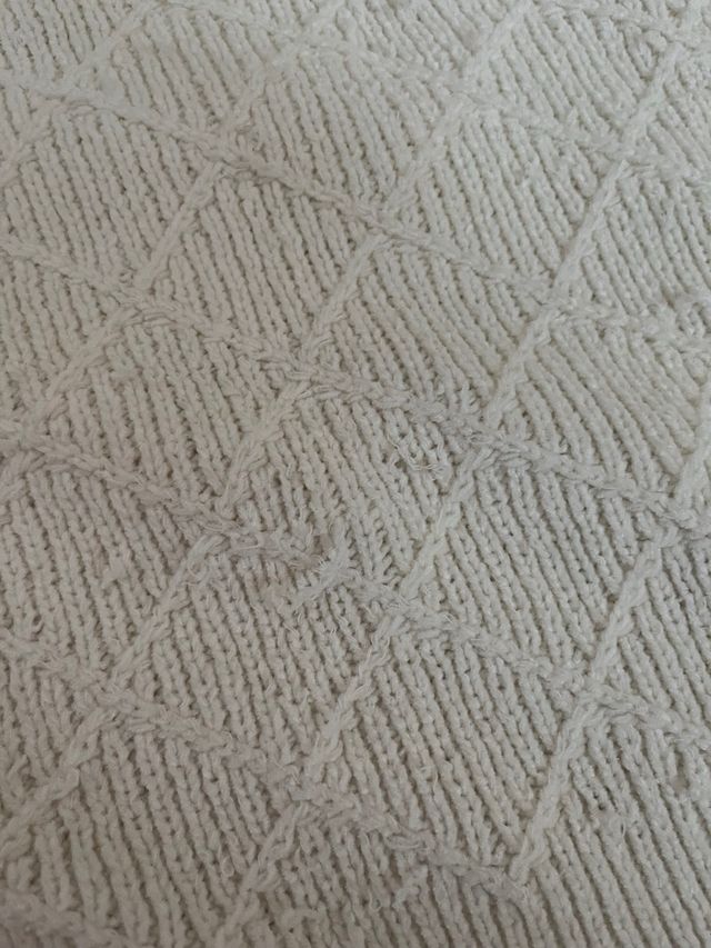 Jersey Mango cuello alto niña blanco