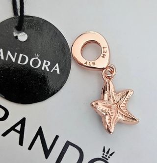 Pandora Charm Estrella Marina Azul y Oro