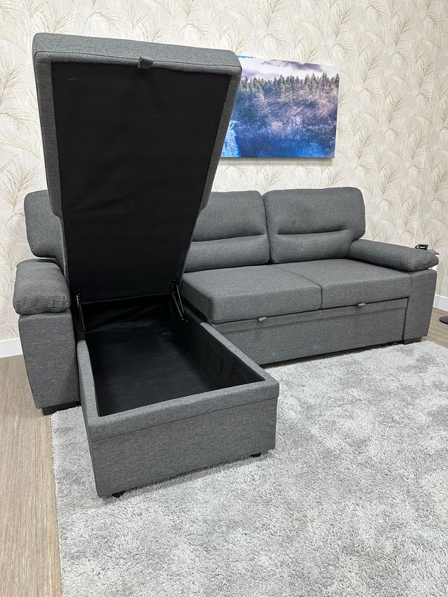 Sofá Chaise longue convertible en cama