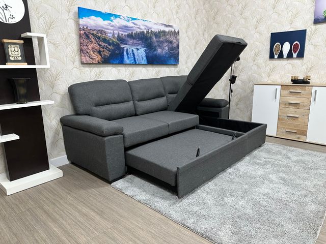 Sofá Chaise longue convertible en cama