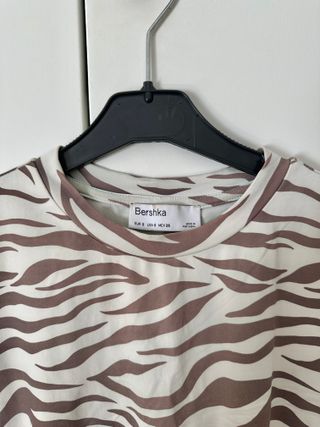 Camiseta estampado cebra