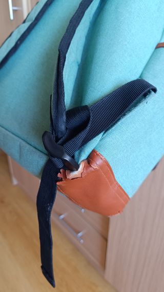 Mochila Hasagei Azul y Marrón