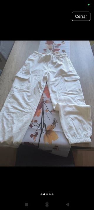 Pantalón chándal blanco nuevo sin etiqueta