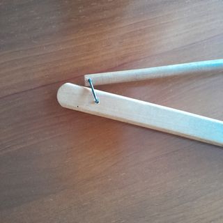 Percha Plegable Ropa Vintage Madera