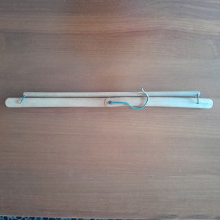 Percha Plegable Ropa Vintage Madera