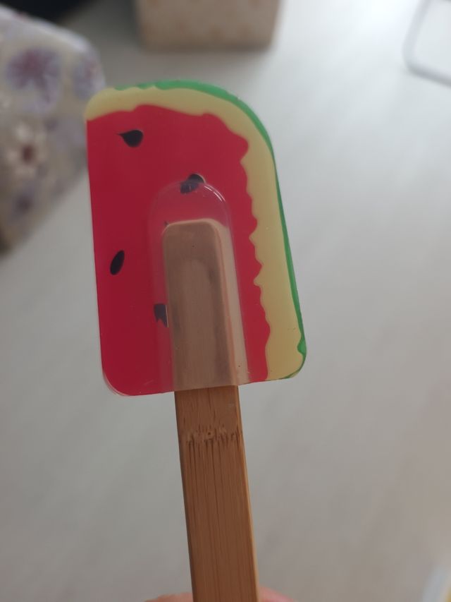 Espátula sandía con mango de bambú