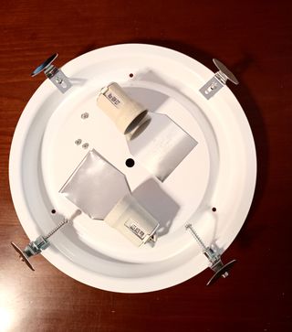 Lámpara plafón techo o pared 30x30 cm. Cristal.