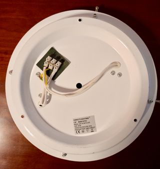 Lámpara plafón techo o pared 30x30 cm. Cristal.