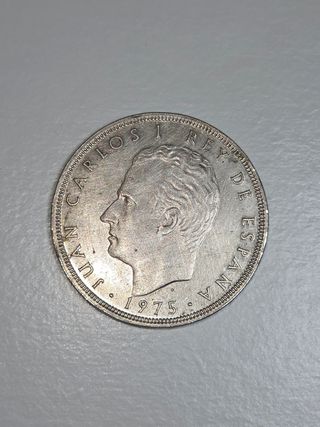 Moneda 100 PTAS Juan Carlos I 1975