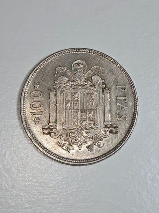 Moneda 100 PTAS Juan Carlos I 1975