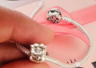 Charm Pandora Lilo & Stitch Plata