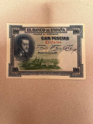 Lote 4 Billetes Antiguos España Pesetas