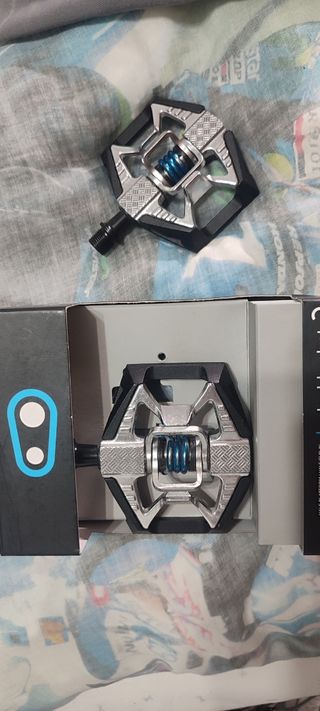 CRANKBROTHERS Double Shot 2 Pedales Negro/Plata