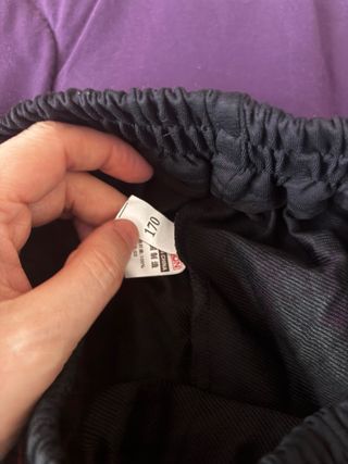 Pantalón ancho negro