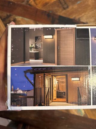 Coppia lampade da esterno nere