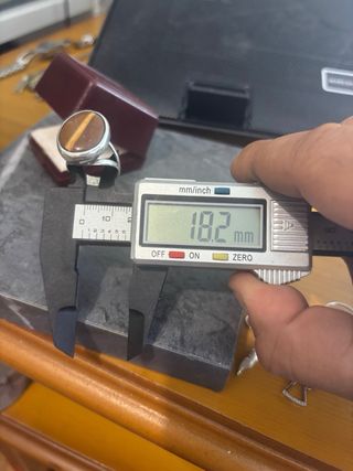 Anillo plata de ley • Piedra Natural Central